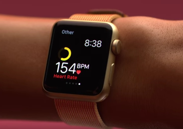 Apple Watch montre bracelet fréquence cardiaque moniteur annonce