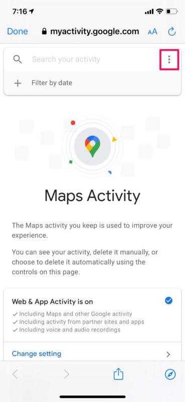 Comment effacer l’historique de recherche Google Maps sur iPhone et iPad