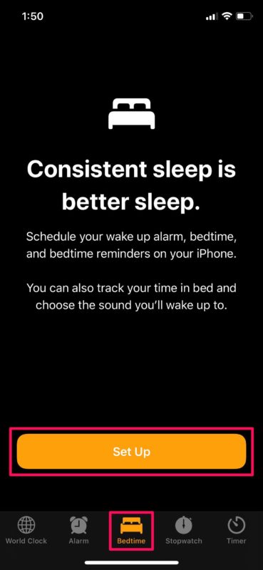 Comment utiliser Bedtime sur iPhone et iPad