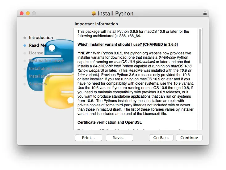 how to instal python on mac
