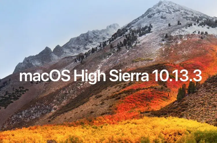 apple os high sierra