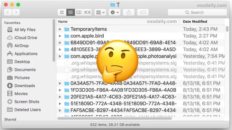 Fichiers temporaires Mac: Où les trouver et comment les gérer
