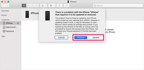 Comment corriger une mise à jour iOS Bricked iPhone ou iPad