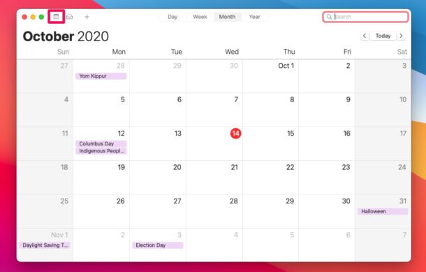 Comment fusionner des calendriers sur Mac