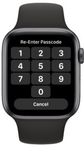 Comment utiliser le code d'accès à 6 chiffres sur l'Apple Watch