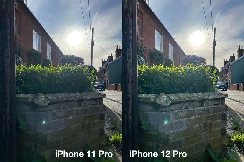 iPhone 12 Pro examen: Comparaison de photos