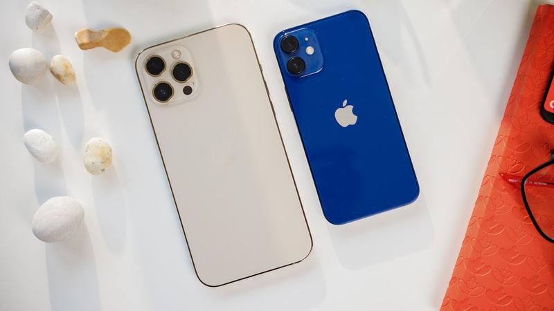 iPhone 12 mini examen: Options de couleur