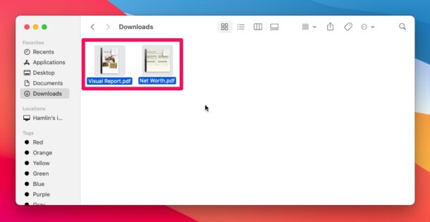 Comment combiner des fichiers dans un PDF sur Mac
