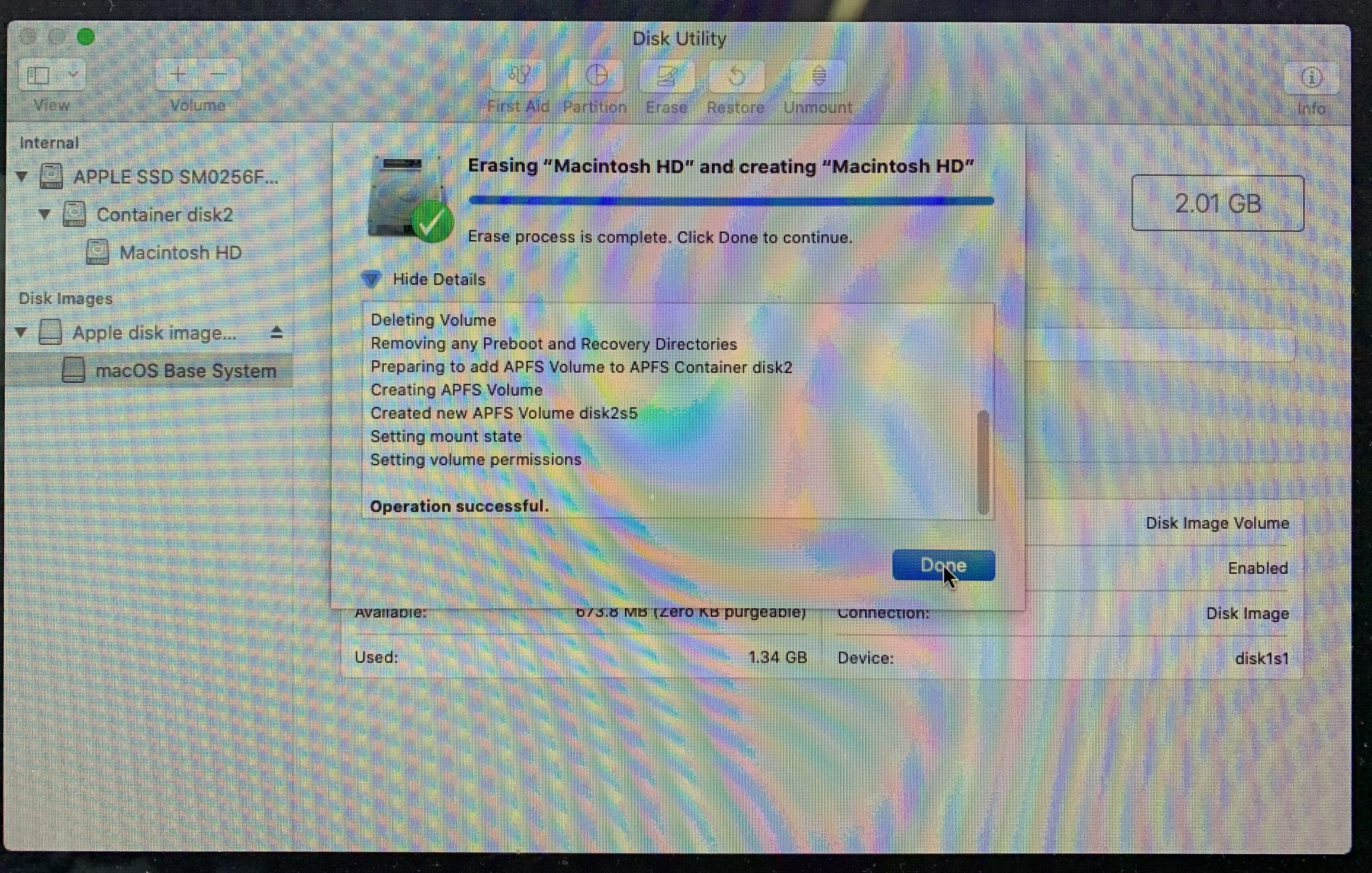 Effacer Macintosh HD