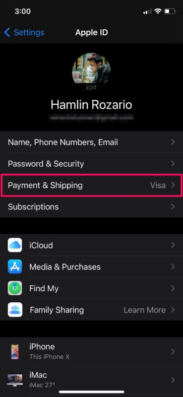 Comment ajouter une méthode de paiement à l'identifiant Apple sur iPhone et iPad