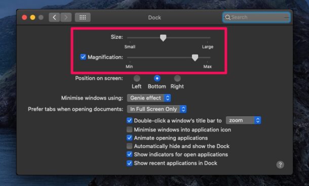 Comment personnaliser le Dock sur Mac