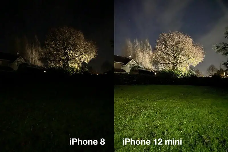 iPhone 12 mini examen: Mode Nuit