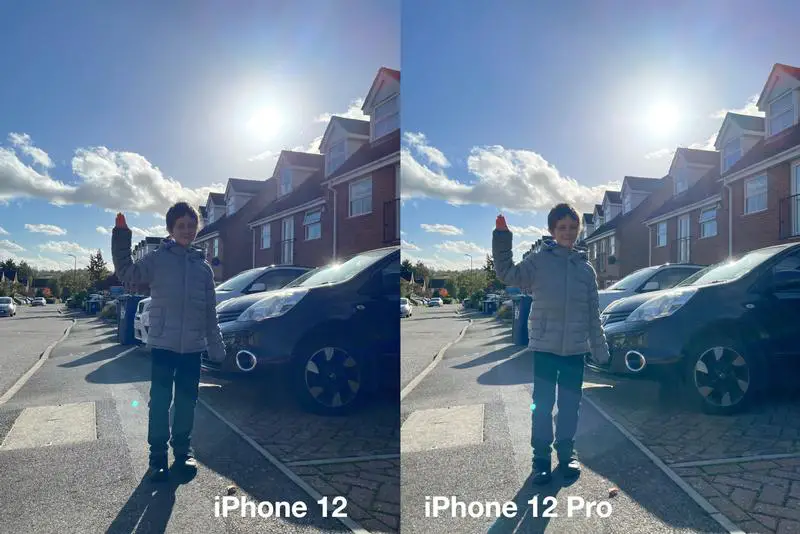 iPhone 12 examen: Smart HDR 3 comparaison photo