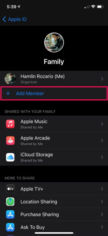 Comment arrêter de partager Apple Music avec les membres de la famille