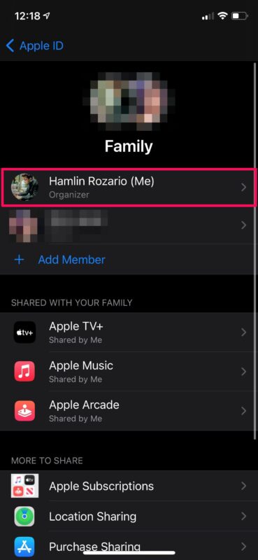 Comment arrêter de partager Apple Music avec les membres de la famille