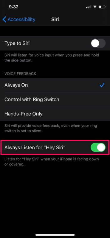 Comment faire en sorte que Siri réponde à la voix même si l'écran de l'iPhone est couvert