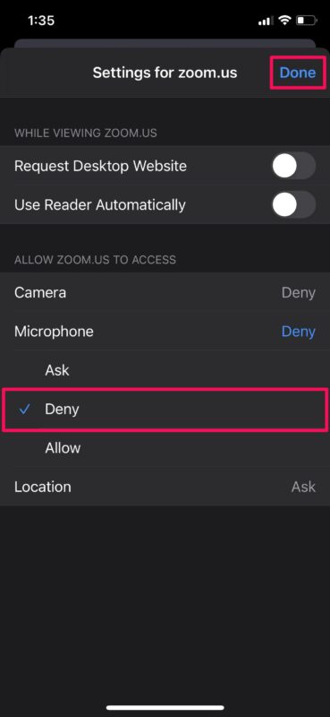 Comment bloquer l'accès au microphone et à la caméra pour les sites Web sur iPhone et iPad