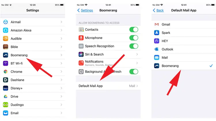 Comment modifier les applications par défaut sur iOS 14 : application Mail