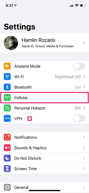 Comment désactiver ou activer la 5G sur iPhone 12