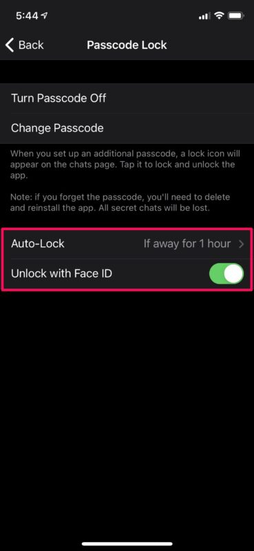 Comment verrouiller les discussions Telegram avec Face ID sur iPhone