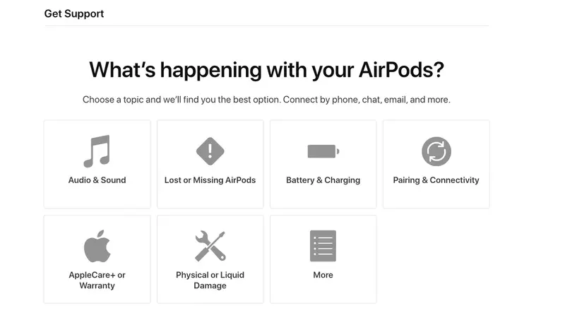 Comment remplacer un AirPod perdu : support AirPod d’Apple