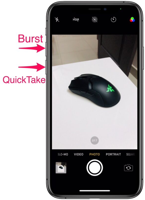 Comment utiliser les boutons de volume pour la rafale de caméra et la vidéo QuickTake sur iPhone et iPad