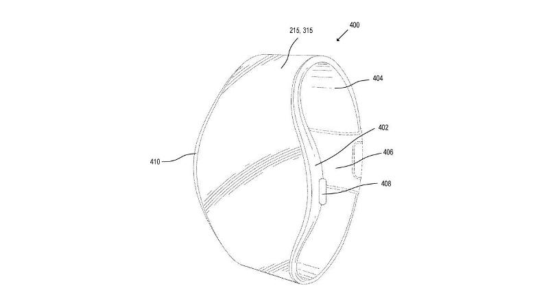 brevet d'affichage flexible de l'Apple Watch