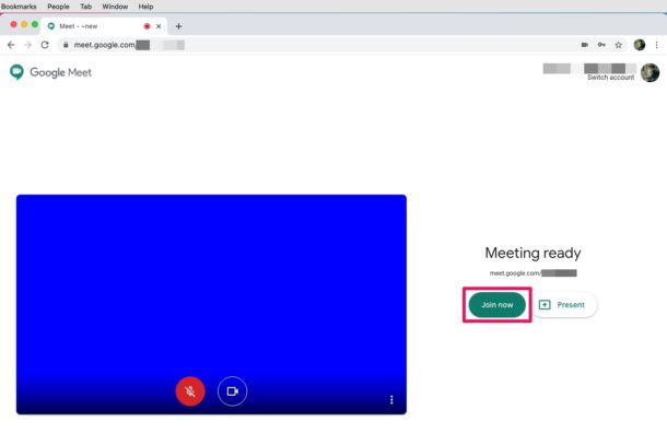 Comment partager un écran avec Google Meet sur Mac