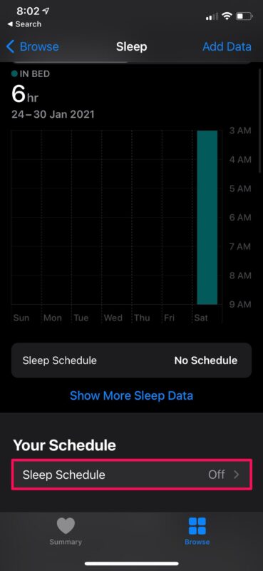 Comment configurer la planification du sommeil sur iPhone