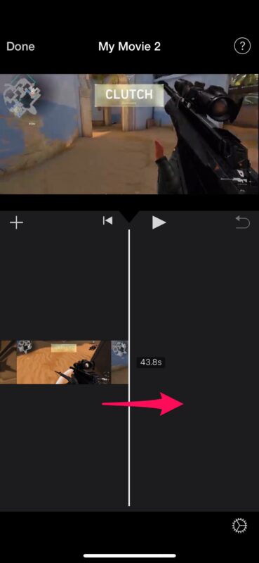 Comment couper et rogner une vidéo sur iPhone et iPad avec iMovie