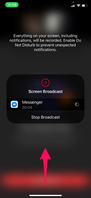 Comment partager l'écran de l'iPhone avec Facebook Messenger