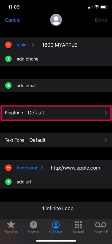 Comment attribuer des sonneries personnalisées aux contacts sur iPhone et iPad