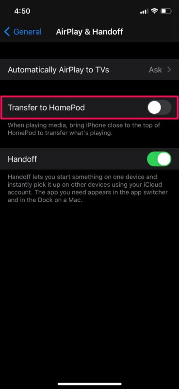 Comment désactiver les notifications et les vibrations de proximité du HomePod Mini sur iPhone