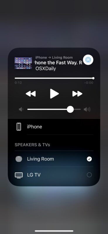 Comment AirPlay YouTube Audio sur HomePod