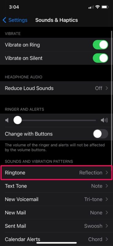 Comment changer la sonnerie sur iPhone
