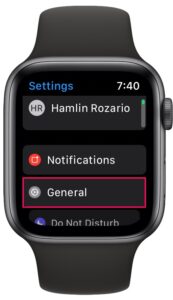 Comment vérifier la version de watchOS sur Apple Watch