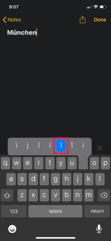 Comment taper des lettres d'accentuation sur le clavier iPhone et iPad