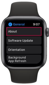 Comment vérifier la version de watchOS sur Apple Watch