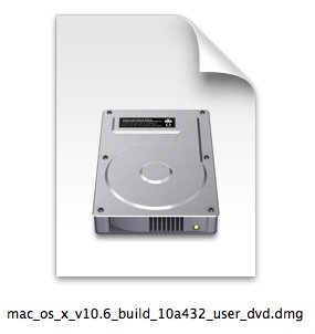 Une image disque créée à partir d'une image DVD