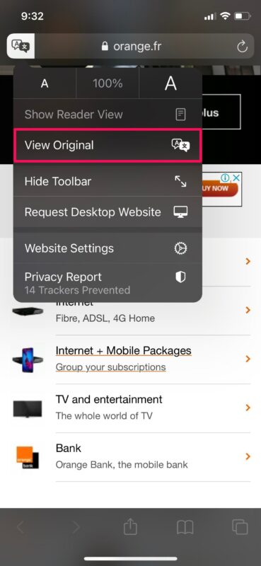 Comment traduire des pages Web dans Safari sur iPhone et iPad