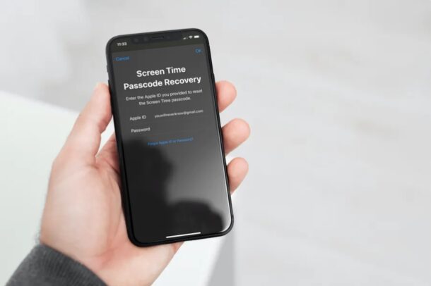 Comment réinitialiser le code de temps d'écran sur iPhone et iPad