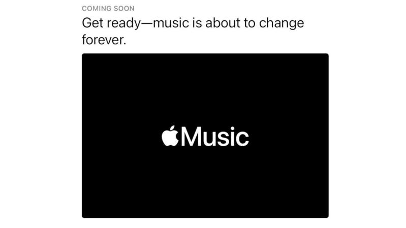 teaser de musique Apple nouveau