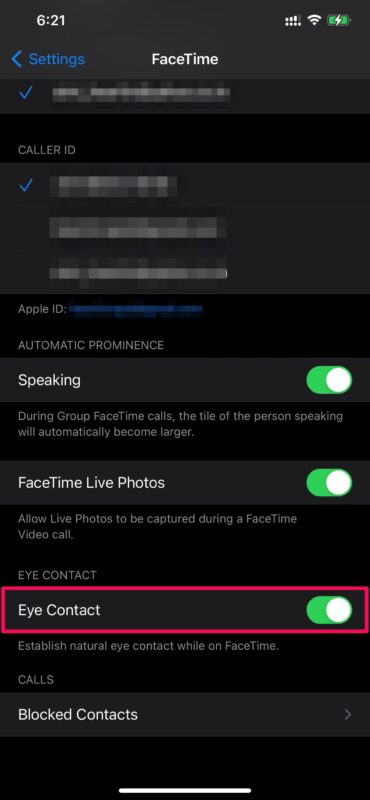 Comment activer le contact visuel pour FaceTime sur iPhone et iPad