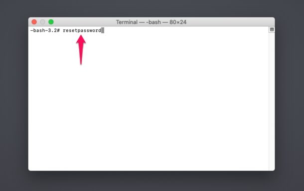 Comment réinitialiser le mot de passe MacOS avec le terminal