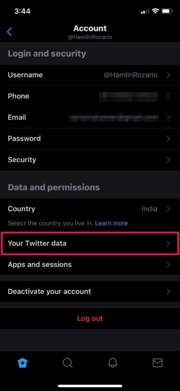 Comment télécharger une copie de vos données Twitter