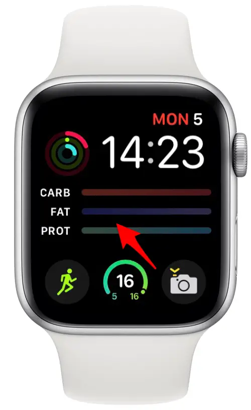 Complication Lifesum sur un cadran Apple Watch