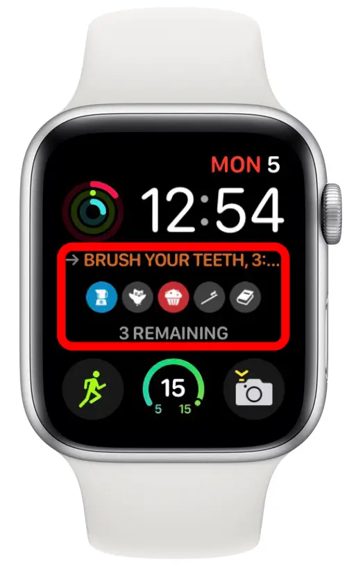 L'application Streaks affiche vos objectifs sur le visage de votre Apple Watch