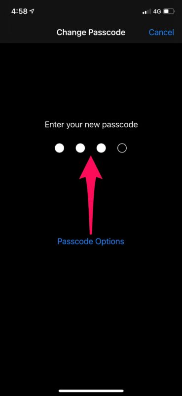 Comment passer au code d'accès à quatre chiffres sur iPhone