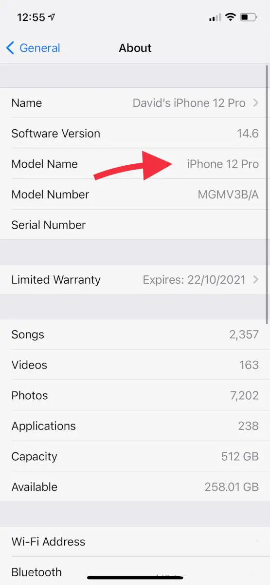 Comment identifier quel iPhone vous avez : Paramètres