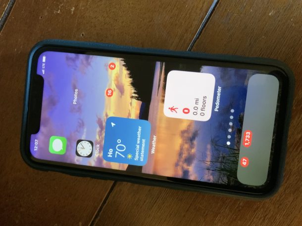 Icônes manquantes de l'iPhone sur l'écran d'accueil et le dock